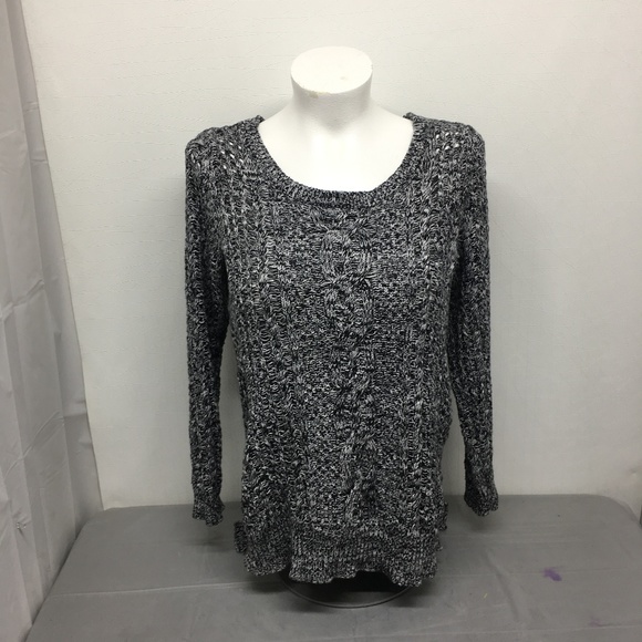 torrid Sweaters - Torrid Marled Knit Cable Stitch Sweater A0587